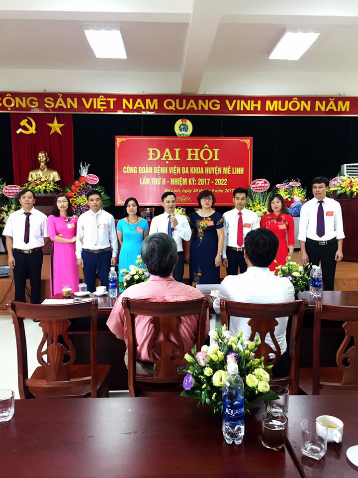 Đại hội công đoàn BV đa khoa Mê Linh