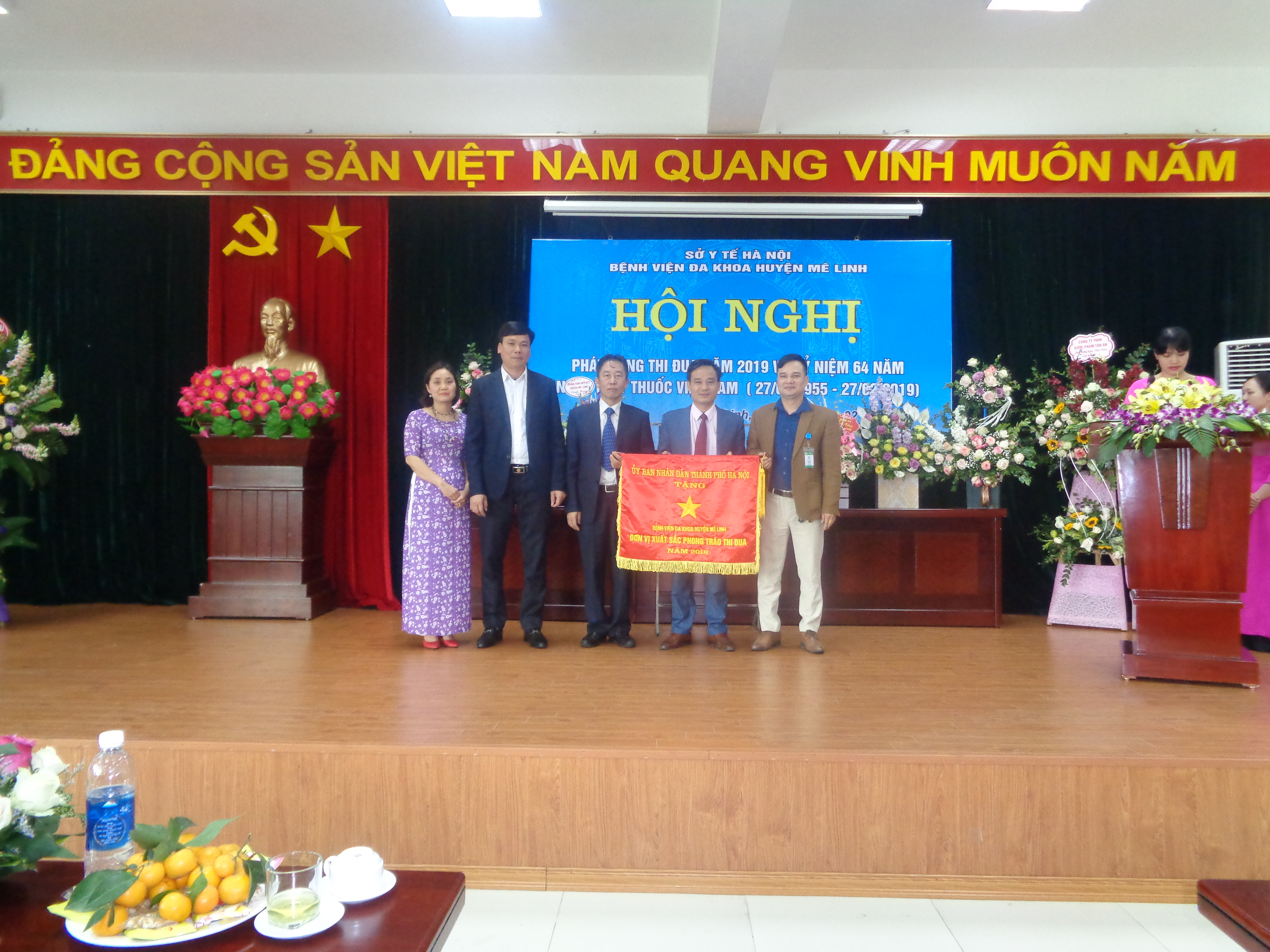 Kỷ niệm 64 năm ngày thầy thuốc Việt Nam (27/2/1955 - 27/2/2019) tại bệnh viện đa khoa huyện Mê linh