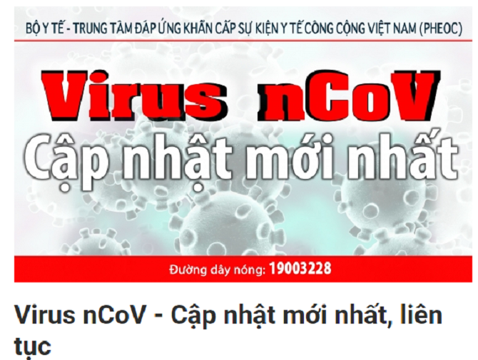 Virus nCoV - Cập nhật mới nhất