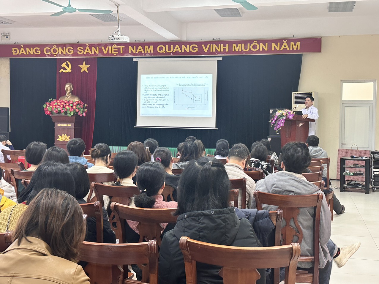 Hội chẩn người bệnh tim mạch, huyết áp và sinh hoạt khoa học với chủ đề “Mô hình bánh xe  điều trị tăng huyết áp cho bệnh nhân trên 60 tuổi”