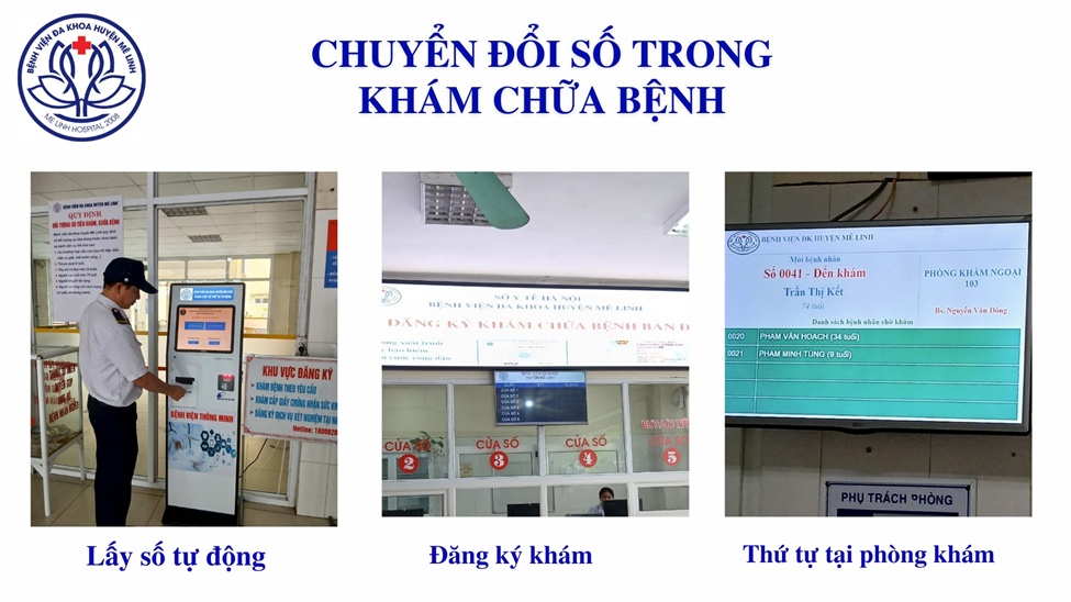 Chuyển đổi số tại Bệnh viện Đa khoa huyện Mê Linh: Bước tiến mới trong quản lý và chăm sóc sức khỏe