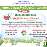 NGÀY SỨC KHỎE TOÀN DÂN 07/4: CHUNG TAY VÌ MỘT CỘNG ĐỒNG KHỎE MẠNH