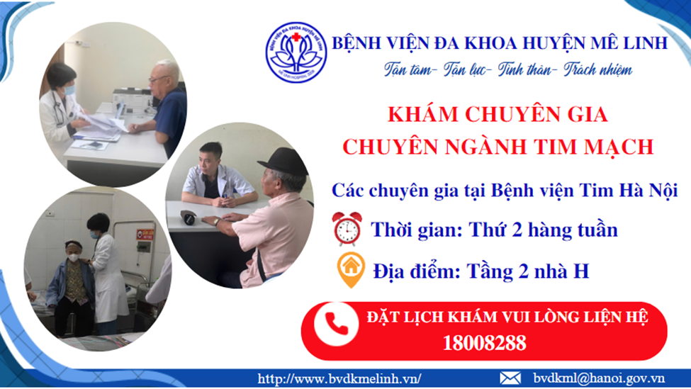 Bạn lo lắng về sức khỏe tim mạch? Hãy đến ngay Bệnh viện Đa khoa huyện Mê Linh!