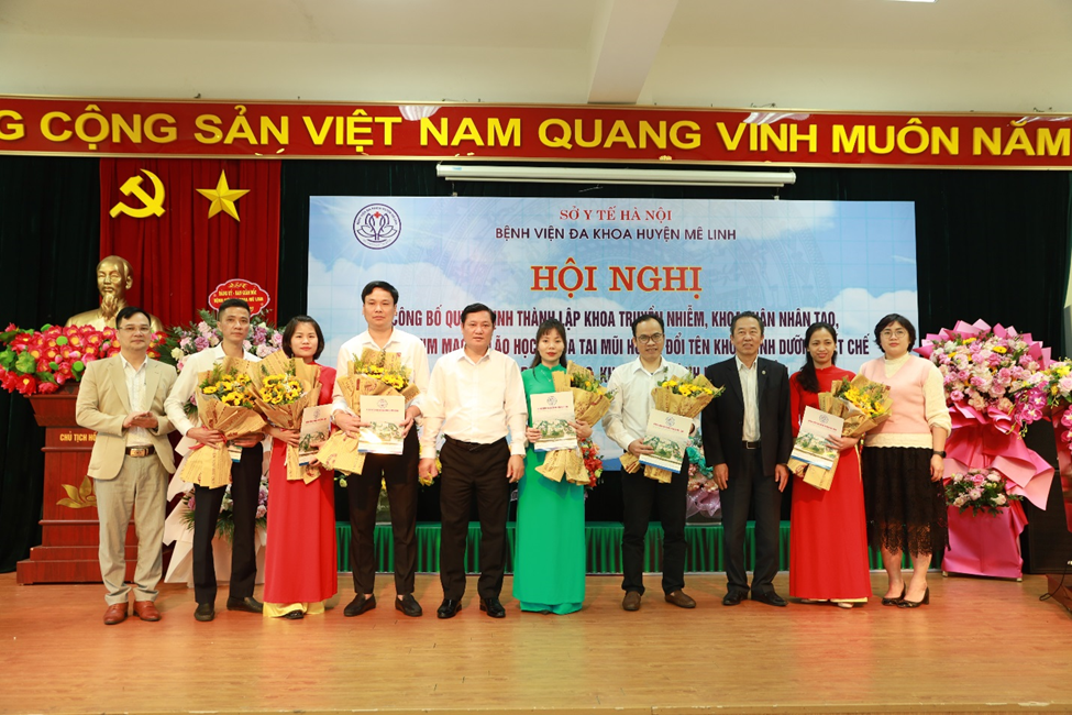 Bệnh viện Đa khoa huyện Mê Linh thành lập thêm 4 khoa, phòng mới