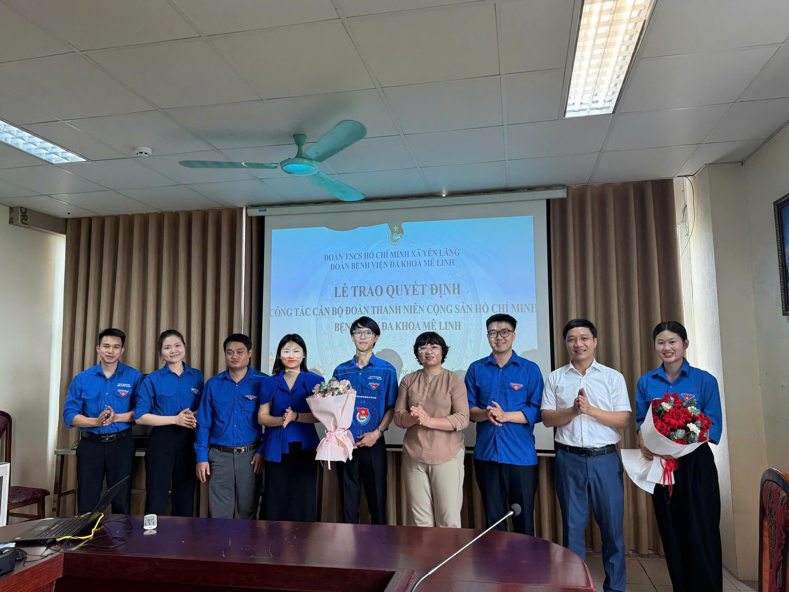 KIỆN TOÀN BAN CHẤP HÀNH ĐOÀN THANH NIÊN BỆNH VIỆN ĐA KHOA MÊ LINH NHIỆM KỲ 2025-2030