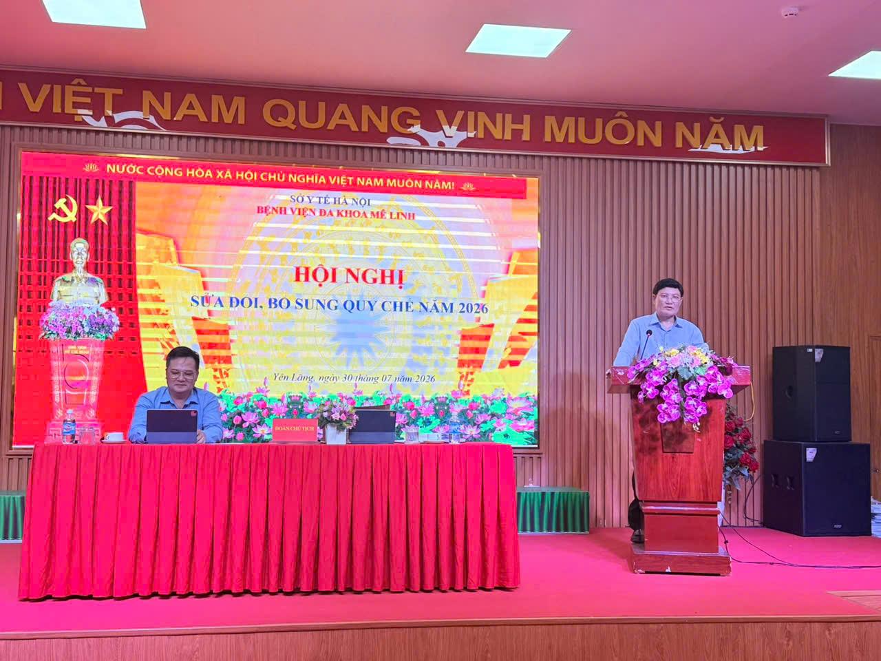 BỆNH VIỆN ĐA KHOA MÊ LINH TỔ CHỨC HỘI NGHỊ SỬA ĐỔI, BỔ SUNG QUY CHẾ NĂM 2026