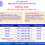 BỆNH VIỆN ĐA KHOA HUYỆN MÊ LINH HỖ TRỢ NGƯỜI BỆNH GIA HẠN THẺ BẢO HIỂM Y TẾ