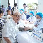 Bệnh viện đa khoa Mê Linh phối hợp Xã Mê Linh tổ chức khám sức khỏe định kỳ và sàng lọc miễn phí cho người dân